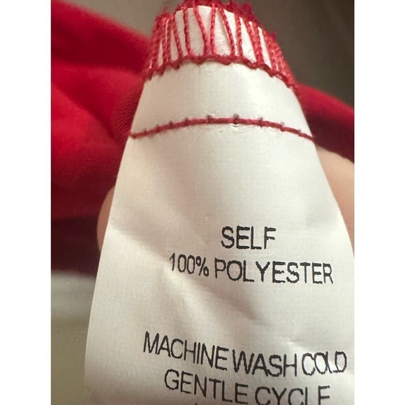 NWT AMANDA UPRICHARD Scarlet Red Provenance Faux-Wrap Timeless Midi Dress SZ 2X - Picture 5 of 6